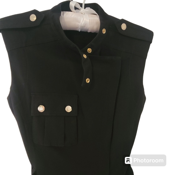 Calvin Klein Military Style Dress sz 2 - Picture 4 of 15